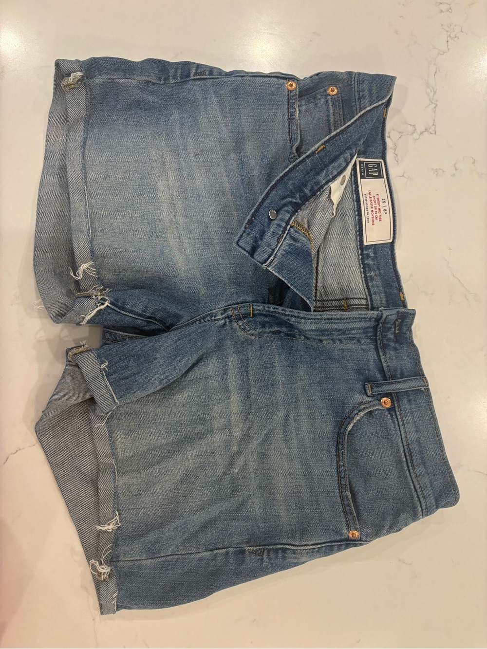 GAP Light Blue Denim Jean Shorts